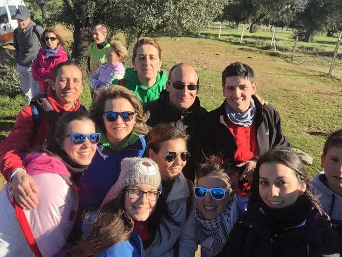 Ruta de senderismo de algo m�s de 10 km