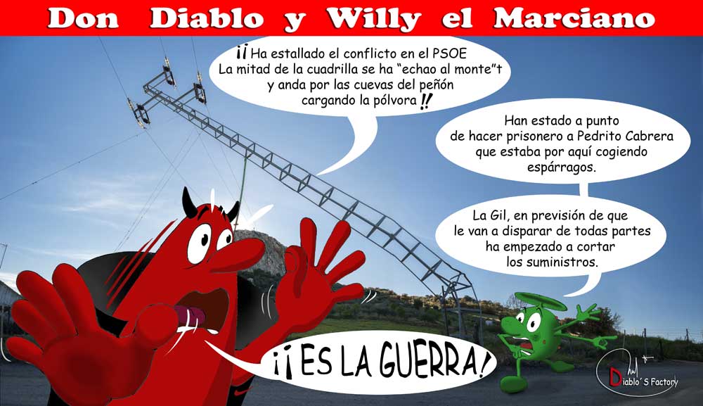 Don Diablo Rojo y Willy el Marciano, Abril 2015