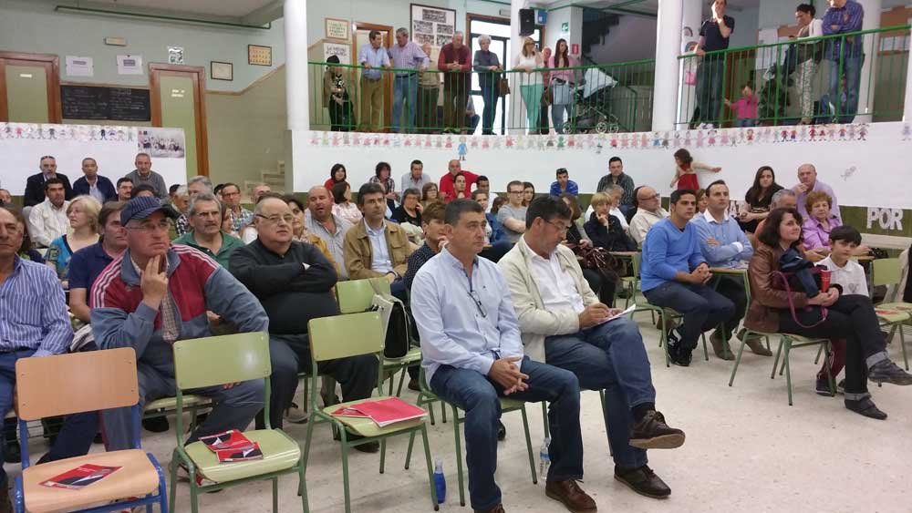 Valderas destaca que IU es la alternativa real de Gobierno para Pearroya