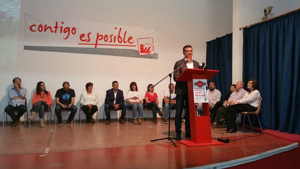 Mallo resalta que IU s cree en Pearroya Pueblonuevo