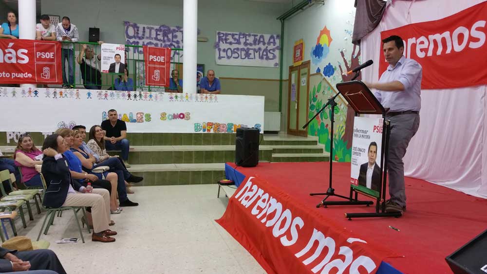 Expsito pide un apoyo mayoritario al PSOE en las elecciones 