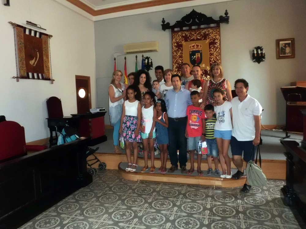 Nios saharauis en Pearroya Pueblonuevo 