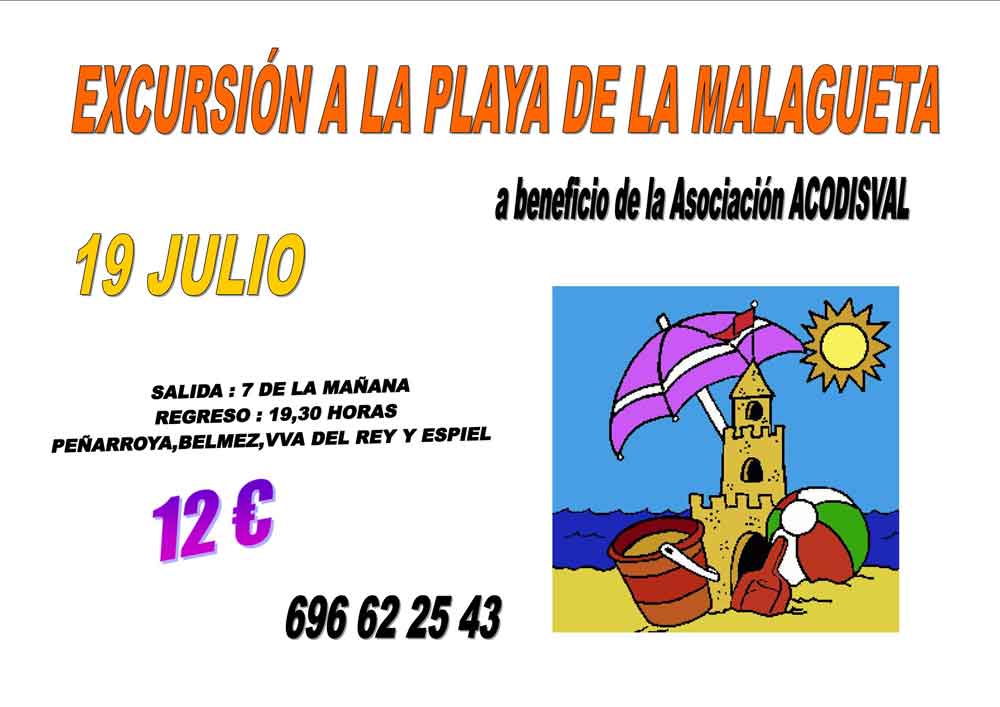 Excursión a la playa de la Malagueta