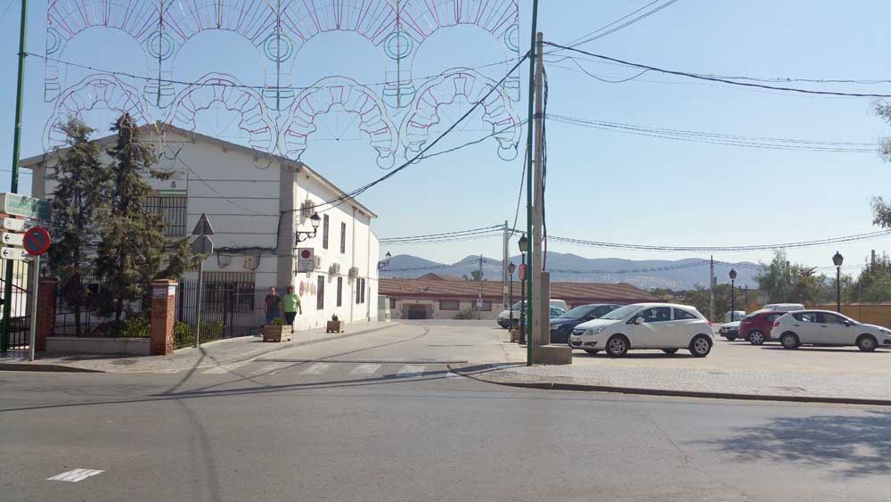 Emplazamiento provisional de la estacin de autobs