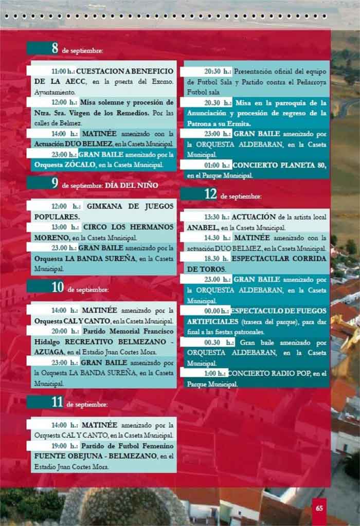 Programacin Feria