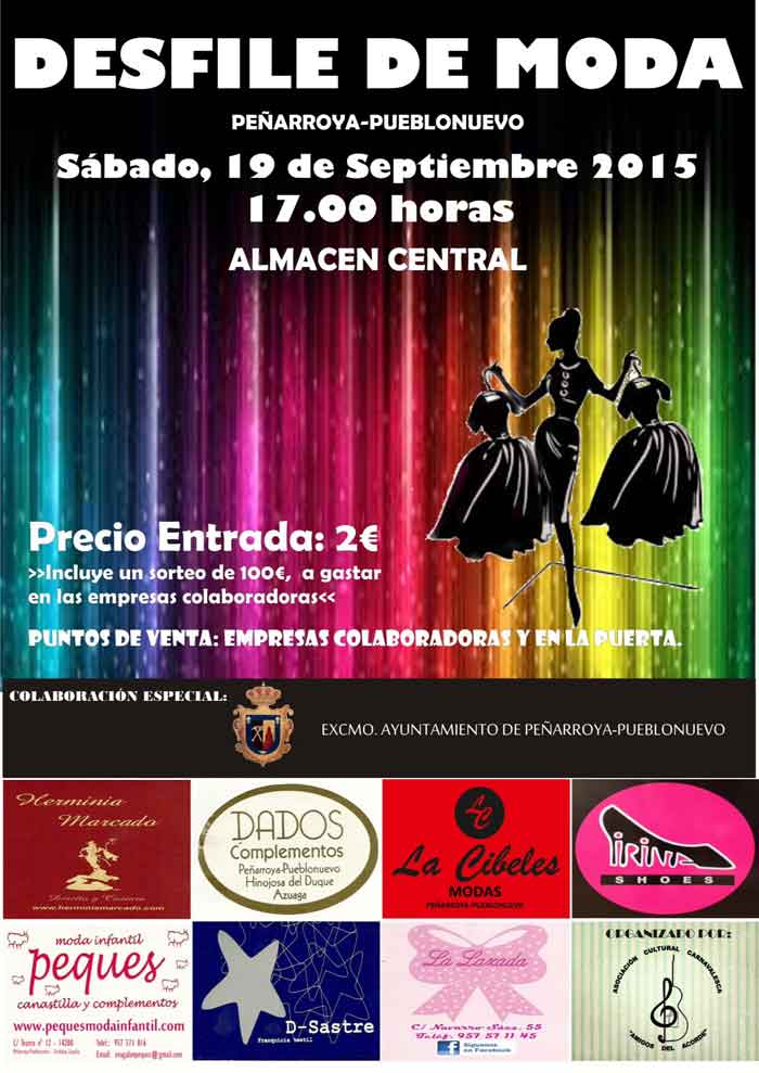 Desfile de Moda en Pearroya Pueblonuevo