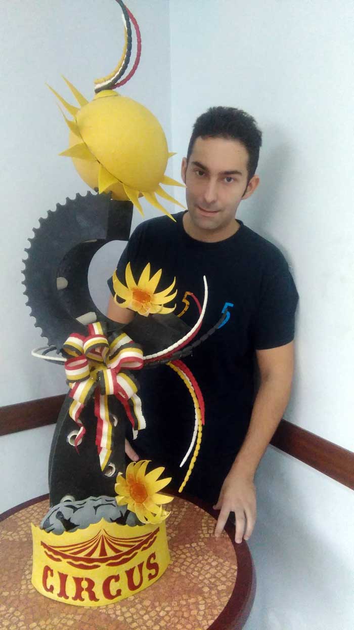 Jos� Rold�n representando a Espa�a