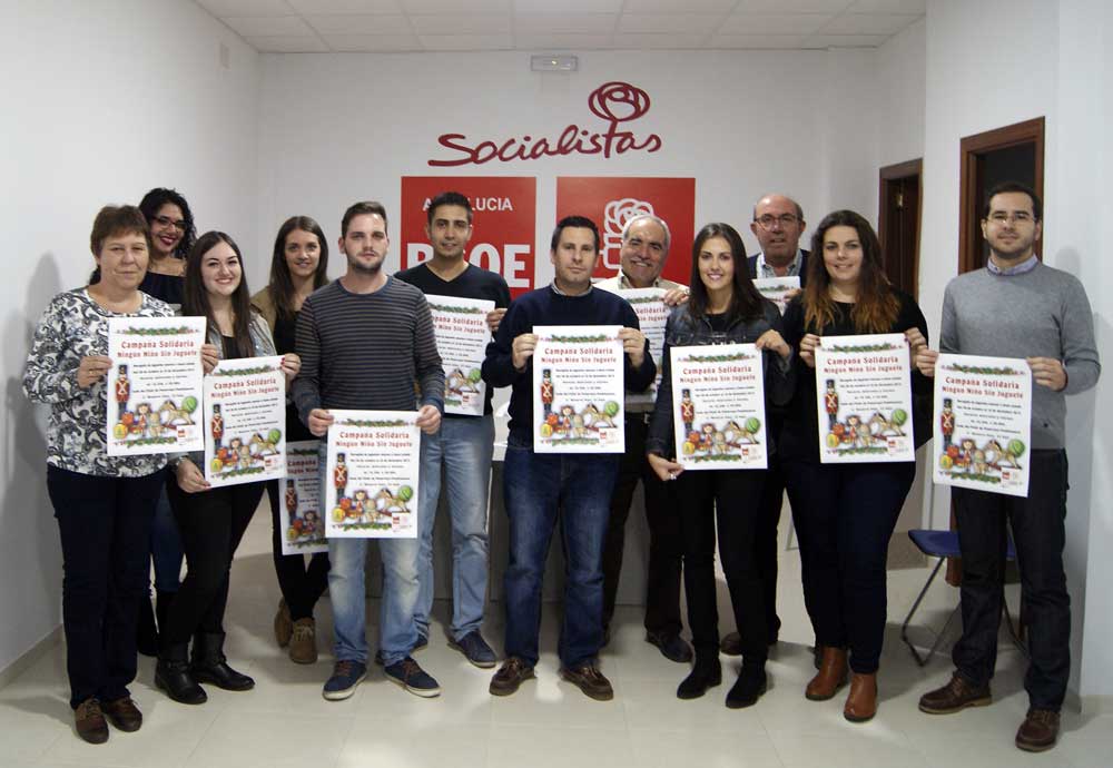 Juventudes socialistas inicia una campaa de recogida de juguetes