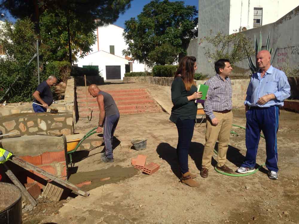 Trabajos de remodelacin de Vista Alegre 
