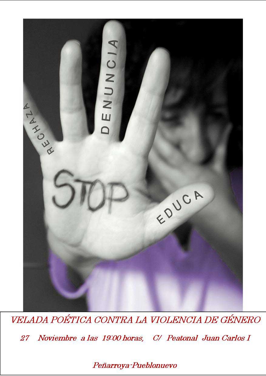 Velada potica contra la violencia de gnero