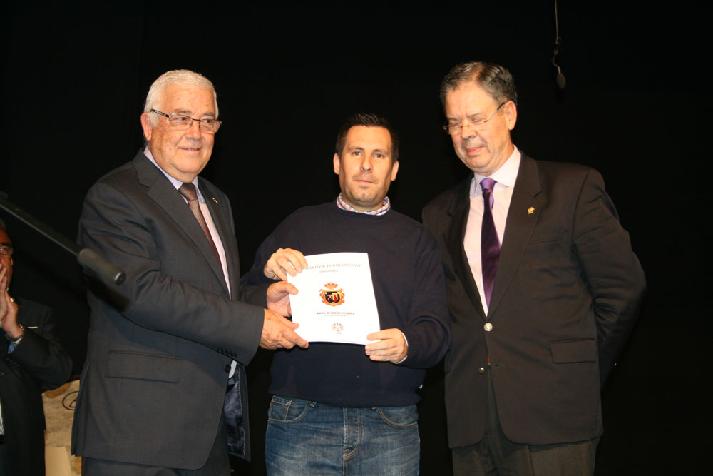 Diploma de honor a los autores del pasodoble de Pearroya 