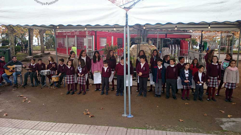 Alumnos del colegio Alfredo Gil 