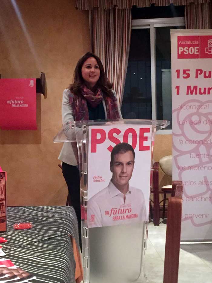 Acto de campa�a del PSOE en Fuente Obejuna