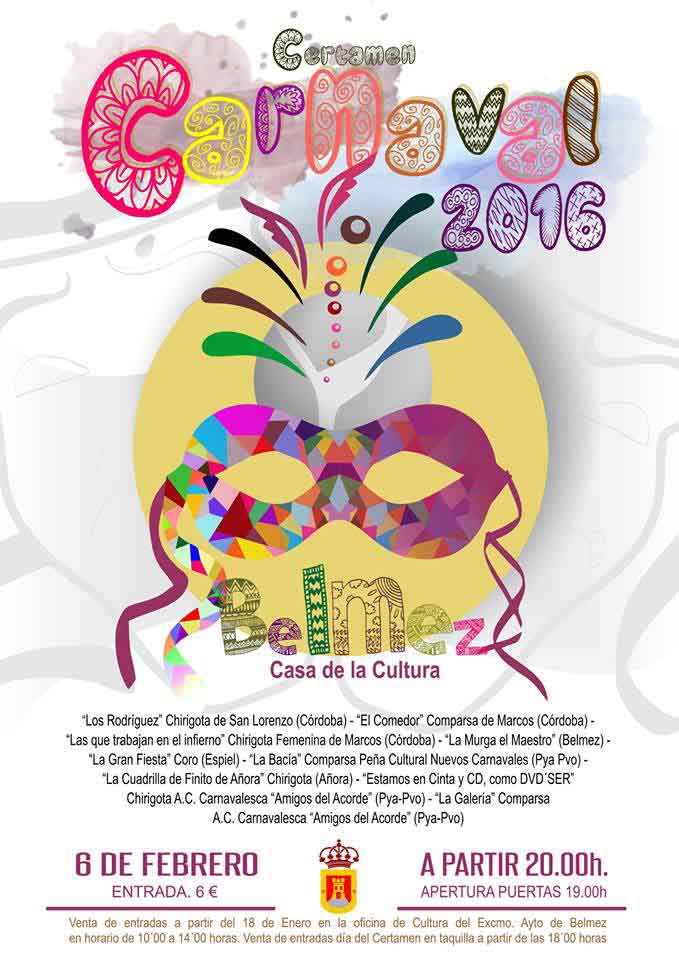 Certamen de Carnaval 2016