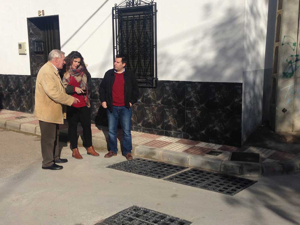 Nuevo alcantarillado en la calle Libertad