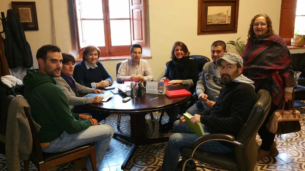 Encuentro de IU con el Alcalde, Jos Ignacio Expsito