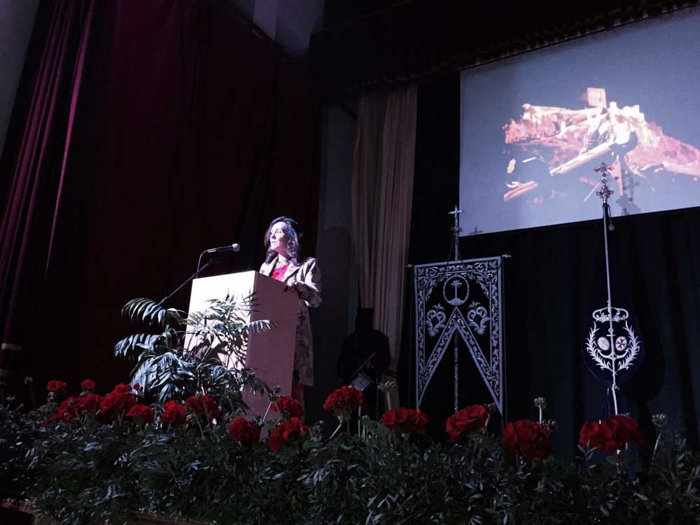 Antonia Montero pregona la Semana Santa de Belmez