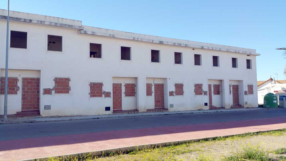 Viviendas abandondas de la barriada Santiago Garca Fuentes