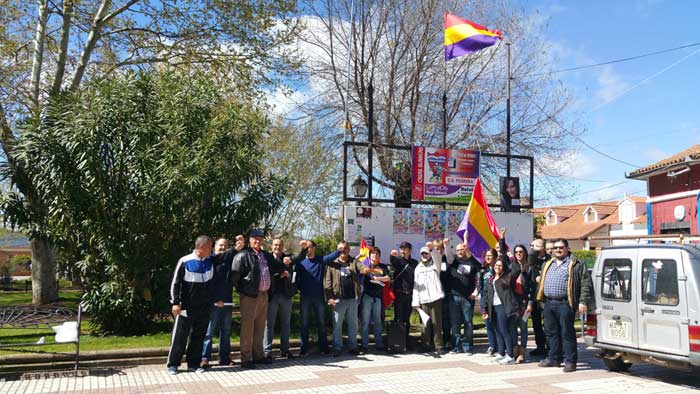 Izada de la bandera de de la Repblica