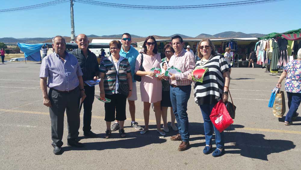 Acto de campaa del PSOE en Pearroya Pueblonuevo