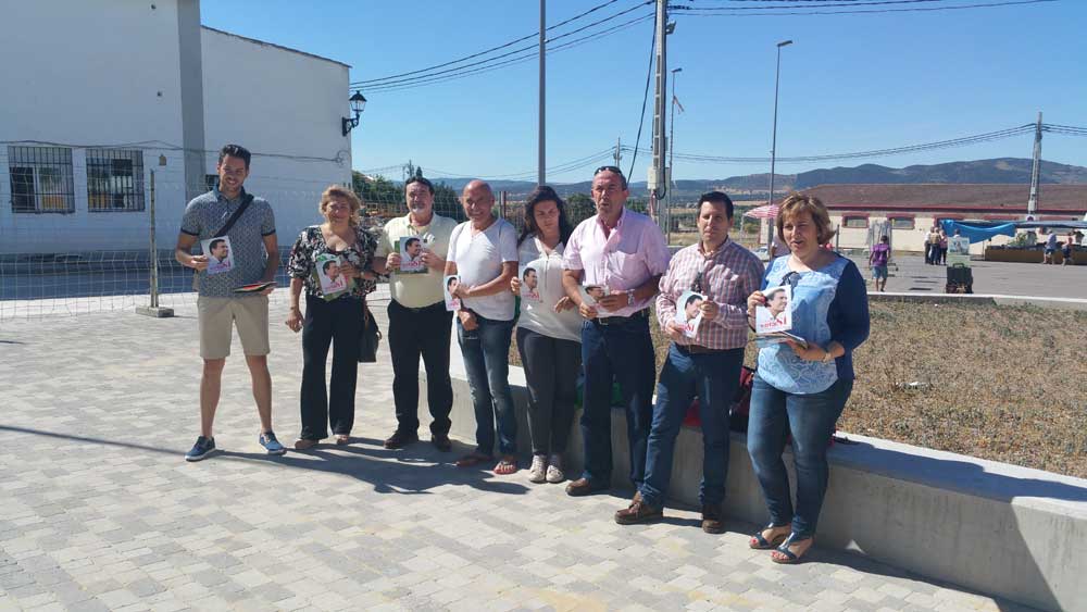 Acto de campaa del PSOE en Pearroya Pueblonuevo