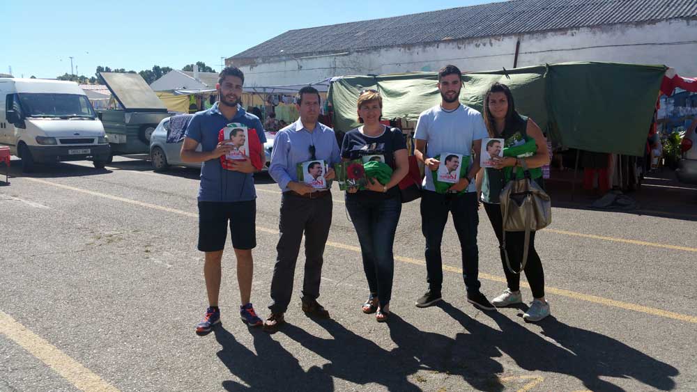 Acto de campaa del PSOE en Pearroya