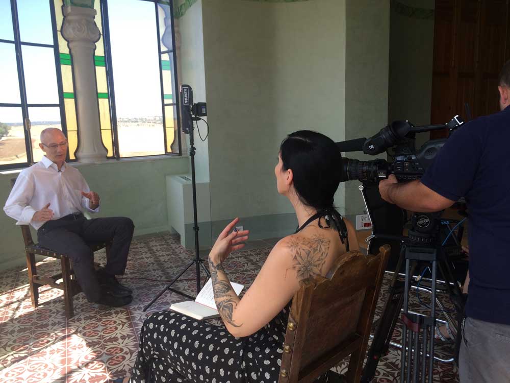 El equipo grab� escenas del mismo ensayo teatral 