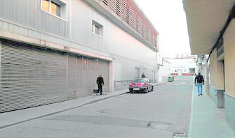 Acceso a la sede judicial de Pearroya-Pueblonuevo