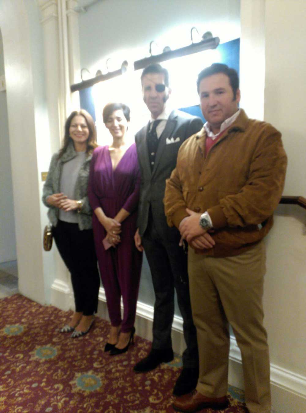 Javier Rodr�guez en el Club Taurino of London