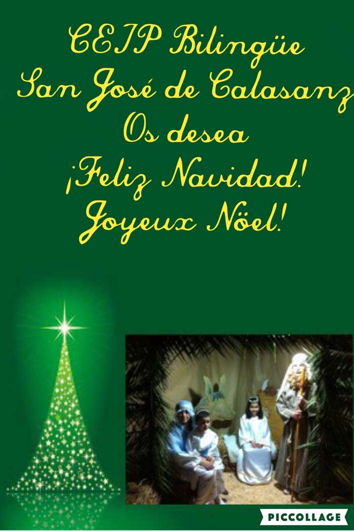 Belén viviente en el Colegio “San José de Calasanz