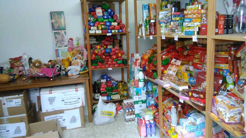 500 kilos de alimentos para los m�s necesitados