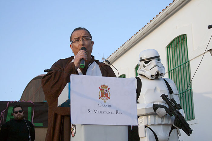 ngel Calle pregona el carnaval de Pearroya Pueblonuevo