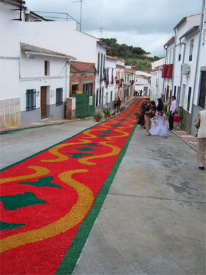 Festividad del Corpus en Villaharta