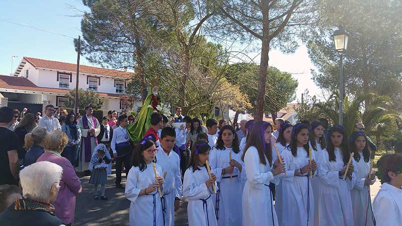 Va Crucis de los alumnos de infantil del colegio Presentacin de Mara