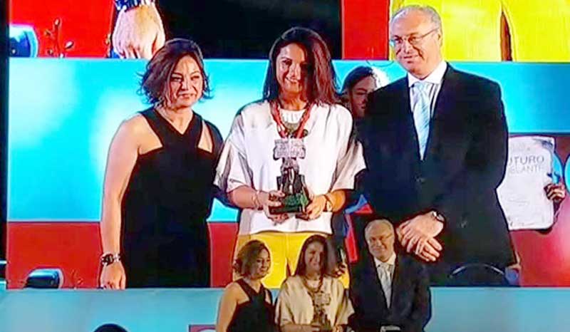 Silvia Mellado recoge el Premio �Cordobeses del a�o� 