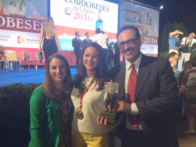 Silvia Mellado recoge el Premio �Cordobeses del a�o� 
