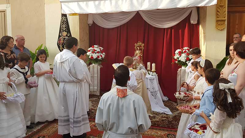 Corpus Chistri en Pearroya Pueblonuevo