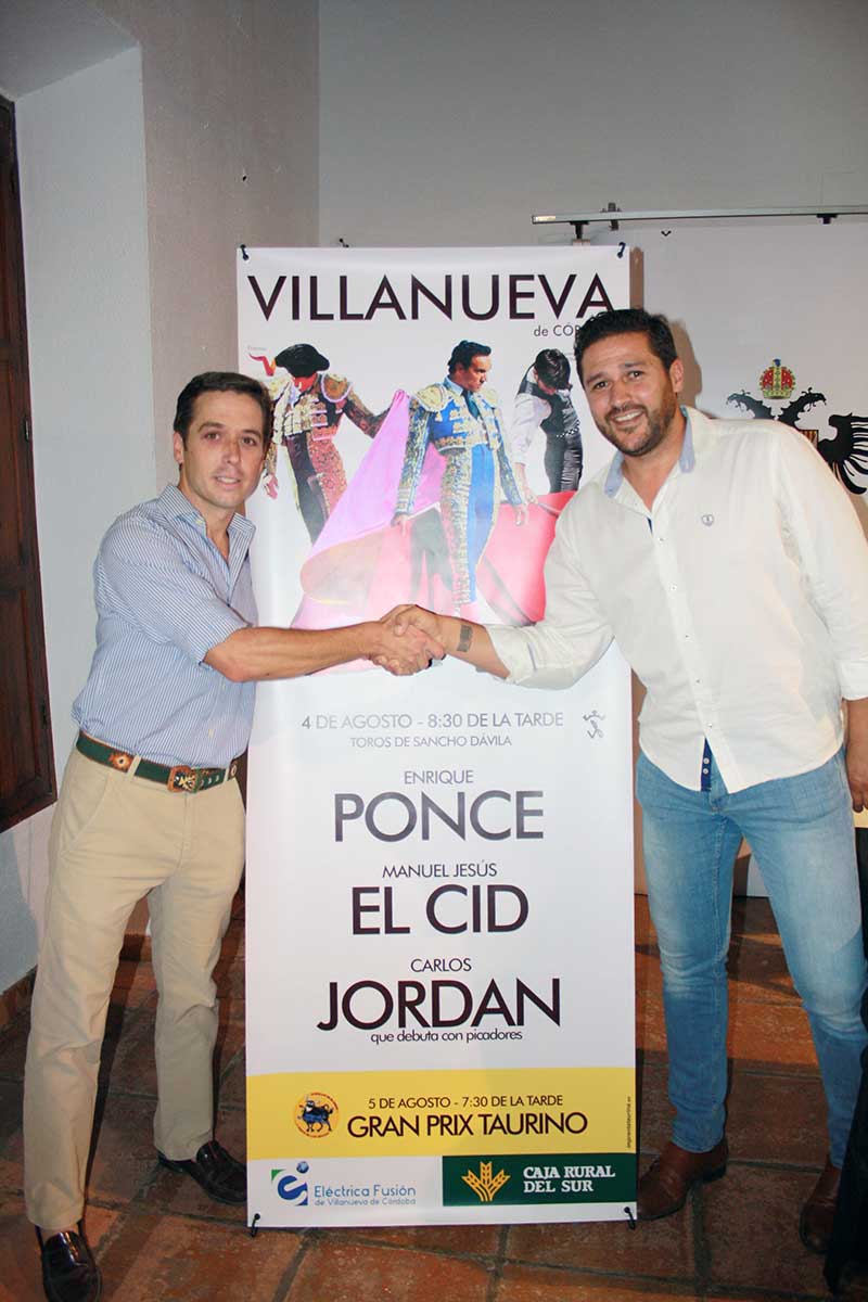Presentación corrida de toros mixta en Villanueva de Córdoba