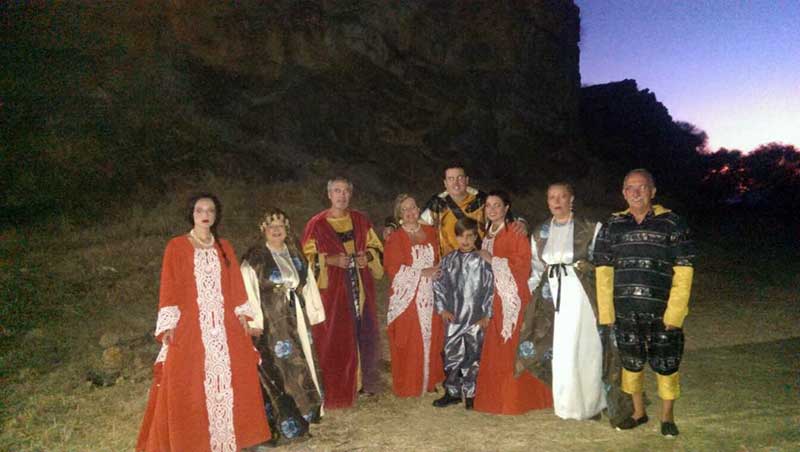 `Una mirada en el tiempo�,  representada en Belmez