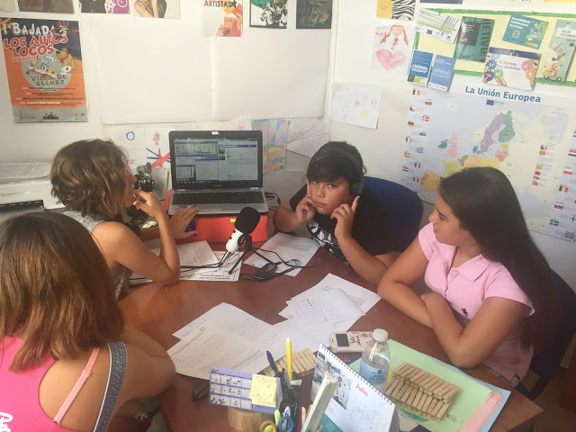 Taller de radio juvenil en Belmez