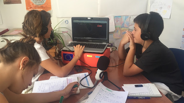 Taller de radio juvenil en Belmez