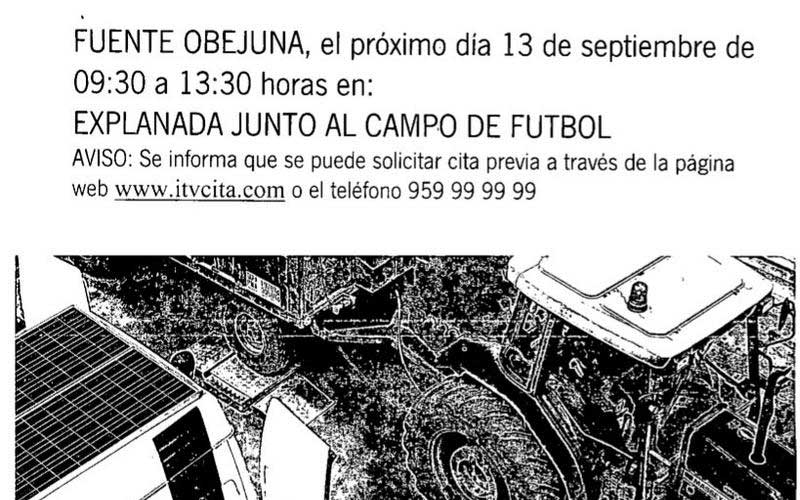 ITV m�vil en Fuenteobejuna