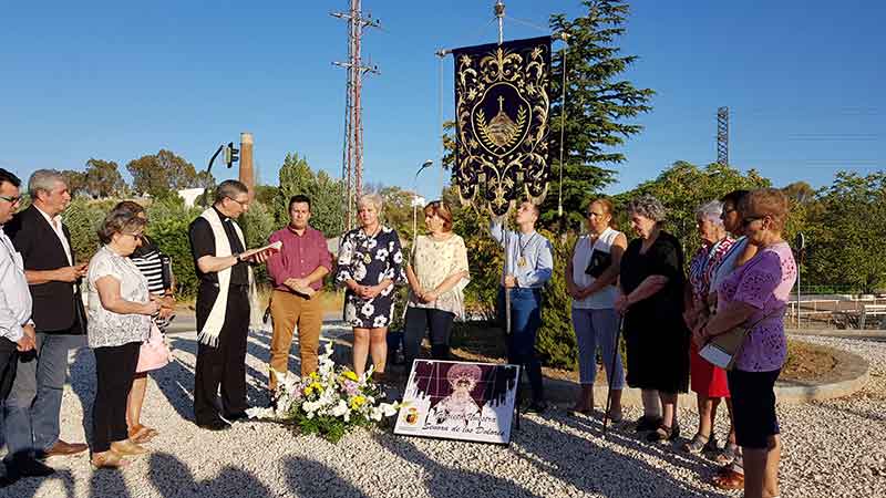 Acto de descubrimiento y de bendicin de mosaico
