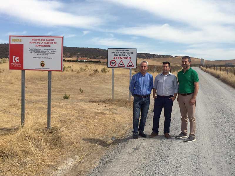 Concluye la mejora del camino de la Fbrica del Aguardiente