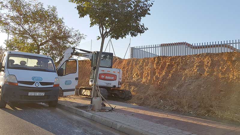 Una avera en la Ronda norte provoca el corte del suministro de agua