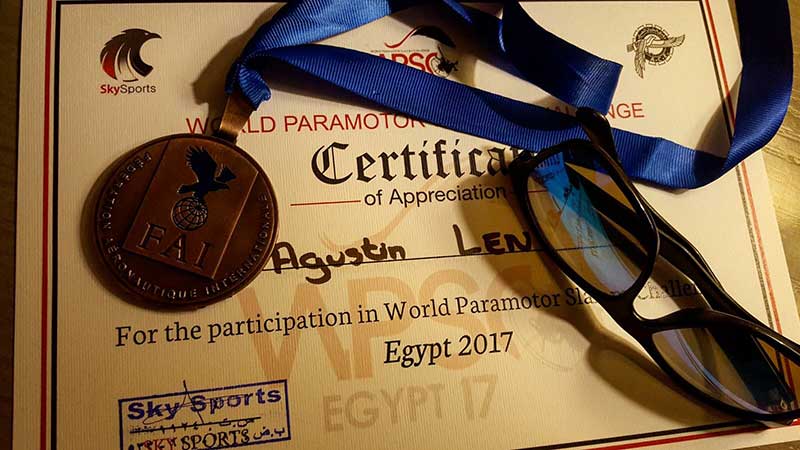 Sexto en el mundial de paramotor en la categor�a de Slalom