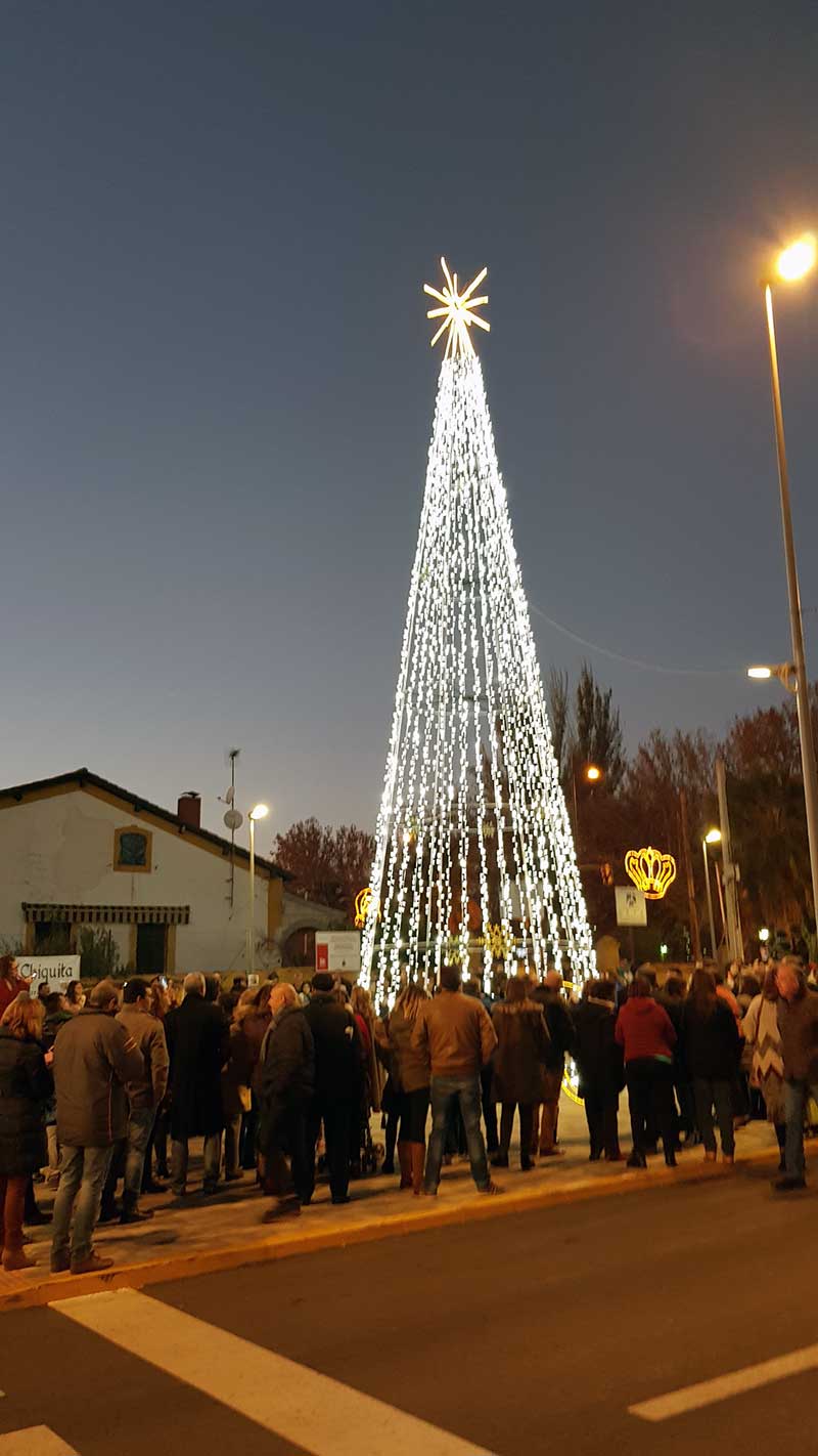 Encendido alumbrado de Navidad en Pearroya