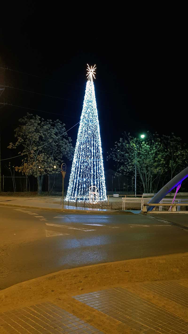 Encendido alumbrado de Navidad en Pearroya