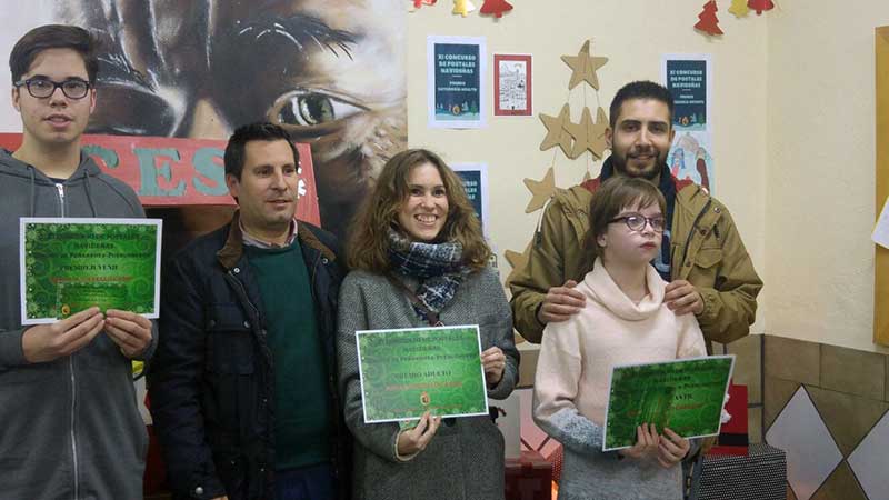 Entrega de premios del concurso de postales navidea