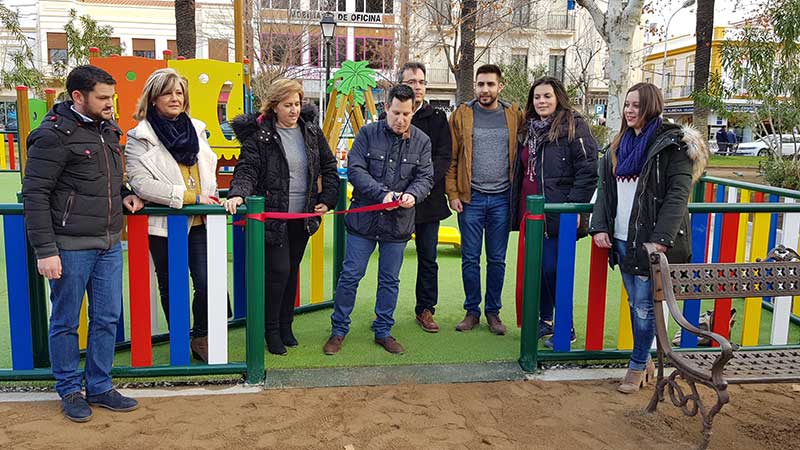 La plaza Santa Brbara cuenta con un nuevo parque infantil
